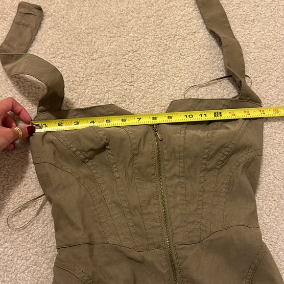 Anthropologie zip front corset - Picture 7 of 8